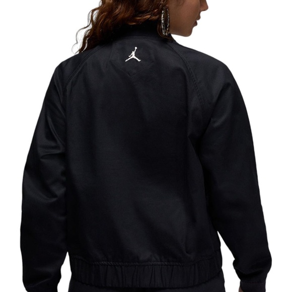 Jordan NWT Women's Black Varsity Jacket FN5786-010 - Picture 2 of 13